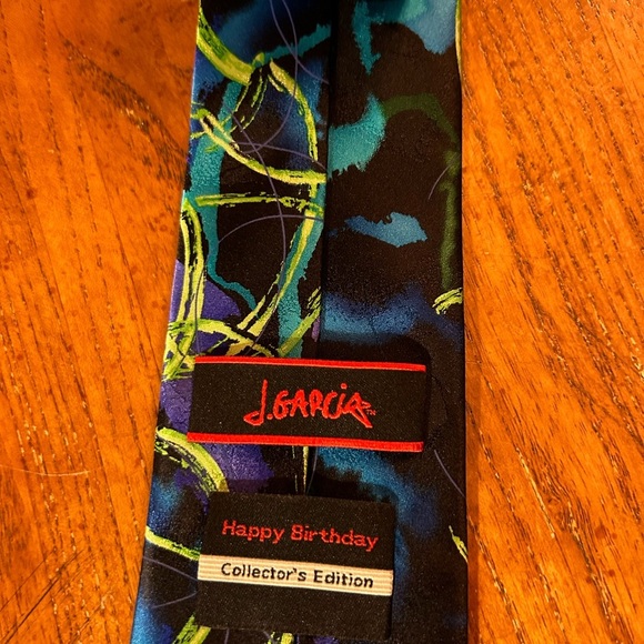 J. Garcia 100% Silk Tie Happy Birthday Collector’s Edition - Picture 2 of 8
